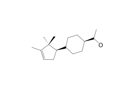 (-)-(R)-TRANS-1-[4-(2,2,3-TRIMETHYL-CYCLOPENT-3-ENYL)-CYCLOHEXYL]-ETHANOL