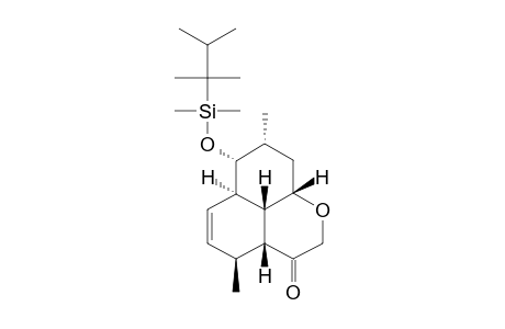 [3AS-3A-ALPHA,4-BETA,6A-BETA,7-ALPHA,8-ALPHA,9A-ALPHA,9B-ALPHA]-3A,4,6A,7,8,9,9A,9B-OCTAHYDRO-4,8-DIMETHYL-7-[(THEXYL-DIMETHYLSILYL)-OXY]-NAPH