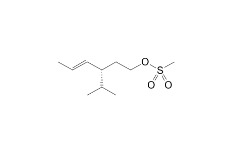 (+)-(R,E)-3-Isopropylhex-4-enyl Methanesulfonate