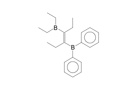 3-Hexene, 3-diethylboryl-4-diphenylboryl-