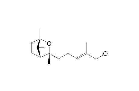 TRICHODERIOL-A;(REL-1S,3R,4R,7R)-3-[5-HYDROXY-4-METHYLPENT-3-ENYL]-1,3,7-TRIMETHYL-2-OXOBICYCLO-[2,1]-HEPTANE