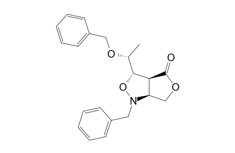 [3S,3AS,6AS(S)]-3-(1-(PHENYLMETHOXY)-ETHYL)-TETRAHYDRO-1-(PHENYLMETHYL)-1H,4H-FURO-[3,4-C]-ISOXAZOL-4-ONE