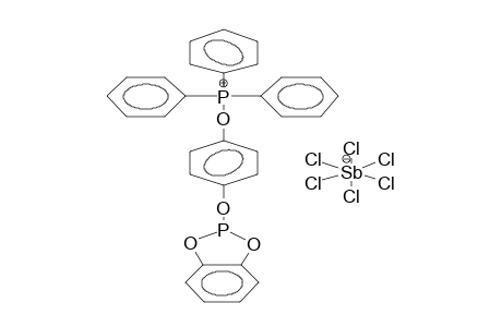 TRIPHENYL[PARA-(4,5-BENZO-1,3,2-DIOXAPHOSPHOLANYL-2-OXY)PHENOXY]PHOSPHONIUM HEXACHLOROANTIMONATE