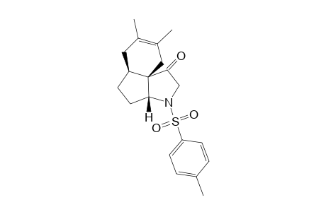 (3aS,7aS,9aR)-5,6-dimethyl-1-[(4-methylphenyl)sulfonyl]-1,2,4,7,7a,8,9,9a-octahydro-3H-indeno[1,7a-b]pyrrol-3-one