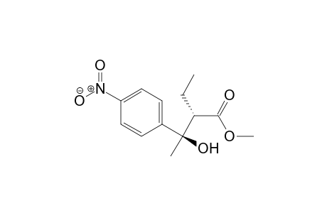 Anti-methyl 2-ethyl-3-hydroxy-3-(4-nitrophenyl)butanoate