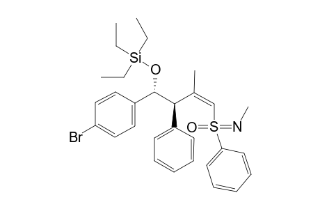 (+)-TRIETHYL-[(Z)-(1R,2R)-2-PHENYL-3-METHYL-4-[(S)-N-METHYL-S-PHENYL-SULFONIMIDOYL]-1-(4-BROMOPHENYL)-BUT-3-ENYLOXY]-SILANE