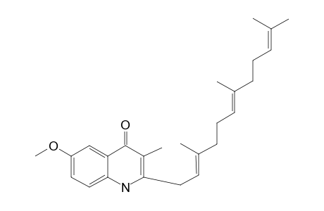 6-METHOXY-3-FARNESYL-2-METHYL-4(1H)-QUINOLONE