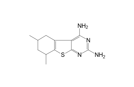 2,4-DIAMINO-6,8-DIMETHYL-5,6,7,8-TETRAHYDRO[1]BENZOTHIENO[2,3-d]PYRIMIDINE