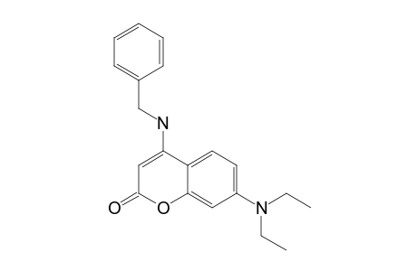 4-BENZYLAMINO-7-DIETHYLAMINO-COUMARIN