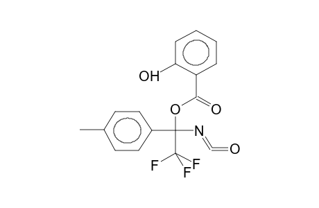 SALICYLIC ACID, 1-ISOCYANATO-1-(PARA-TOLYL)-2,2,2-TRIFLUOROETHYL ESTER