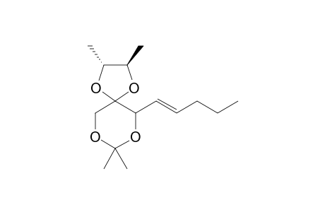 (S,R,R)-2,3,8,8-Tetramethyl-6-(pent-1-enyl)-1,4,7,9-tetraoxaspiro[4.5]undecane