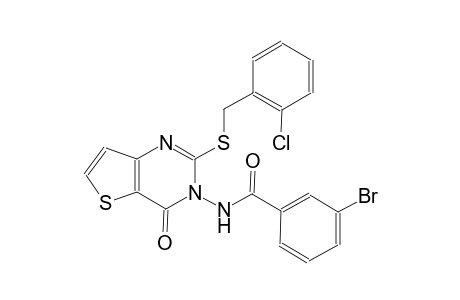 benzamide, 3-bromo-N-(2-[[(2-chlorophenyl)methyl]thio]-4-oxothieno[3,2-d]pyrimidin-3(4H)-yl)-