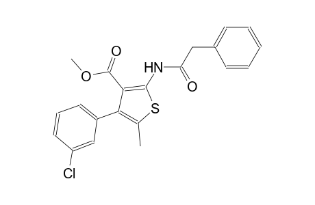 methyl 4-(3-chlorophenyl)-5-methyl-2-[(phenylacetyl)amino]-3-thiophenecarboxylate