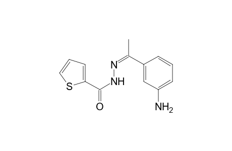 N'-[1-(3-aminophenyl)ethylidene]-2-thiophenecarbohydrazide