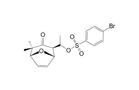 (1RS,4SR,5SR,1'RS)-4-[1'-(4-BROMOPHENYLSULFONYLOXY)-ETHYL]-2,2-DIMETHYL-8-OXABICYCLO-[3.2.1]-OCT-6-EN-3-ONE