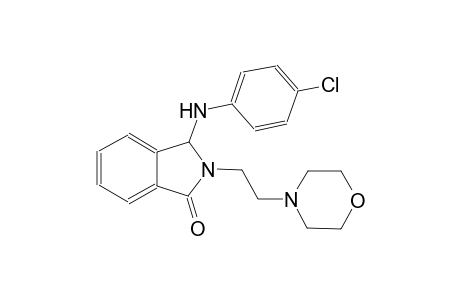 1H-isoindol-1-one, 3-[(4-chlorophenyl)amino]-2,3-dihydro-2-[2-(4-morpholinyl)ethyl]-