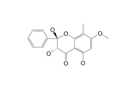 TRANS-2,3,5-TRIHYDROXY-8-METHYL-7-METHOXY-FLAVANONE