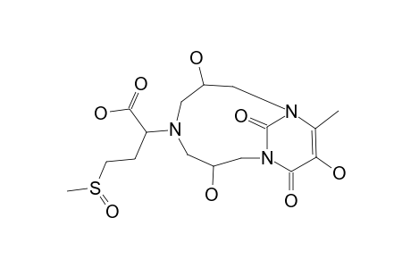 2-(3,7,11-TRIHYDROXY-10-METHYL-12,13-DIOXO-1,5,9-TRIAZABICYCLO-[7.3.1]-TRIDEC-10-EN-5-YL)-4-METHYLSULFINYLBUTANOIC_ACID