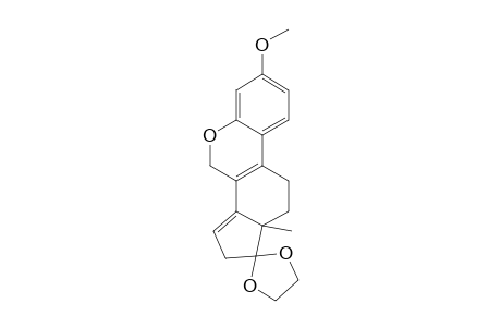 3-Methoxy-6-oxaestra-1,3,5(10),8(9),14(15)-pentaen-17-one ethylene acetal