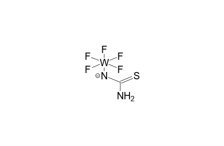 PENTAFLUORO(THIOUREIDO)TUNGSTENATE ANION