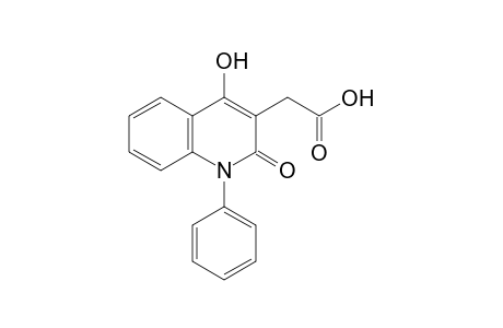 1,2-dihydro-4-hydroxy-2-oxo-1-phenyl-3-quinolineacetic acid