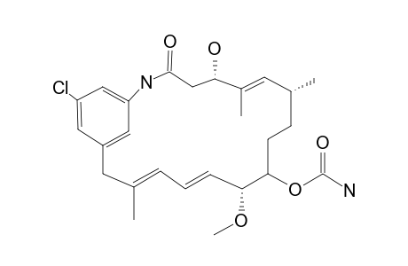 7-DEOXY-9-HYDRO-9-O-CARBAMOYL-20-CHLORO-PROANSAMITOCIN