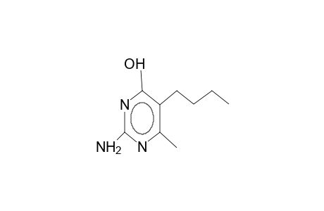 2-amino-4-hydroxy-5-butyl-6-methylpyrimidine