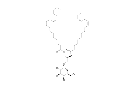 CAPSOFULVESIN-B;(2S)-1-O-(9Z,12Z,15Z-OCTADECATRIENOYL)-2-O-(10Z,13Z-HEXADECADIENOYL)-3-O-BETA-D-GALACTOPYRANOSYL-GLYCEROL