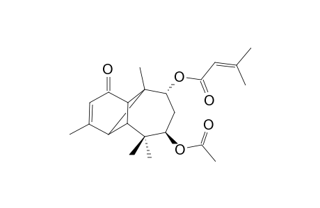 LONGIPIN-2-ENE-7-BETA,9-ALPHA-DIOL-1-ONE-7-BETA-ACETATE-9-ALPHA-SENECIATE