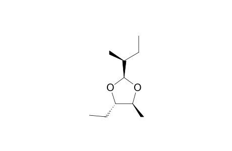 (2-S*,1'-S,4-S*,5-S*)-2-(1-METHYLETHYL)-4-ETHYL-5-METHYLDIOXOLANE