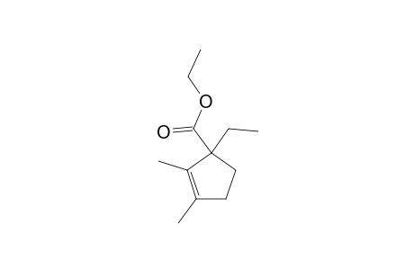 Cyclopent-2-ene-1-carboxylic acid, 2,3-dimethyl-1-ethyl-, ethyl ester