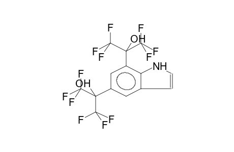 5,7-BIS(2-HYDROXYHEXAFLUOROPROP-2-YL)INDOLE