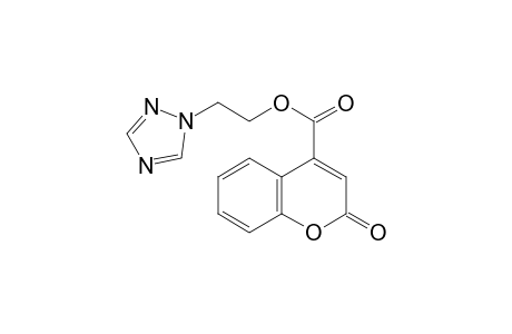 2-(1H-1,2,4-Triazol-1-yl)ethyl 4-coumarincarboxylate