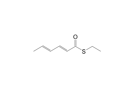 (2E,4E)-S-Ethylhexa-2,4-dienethioate