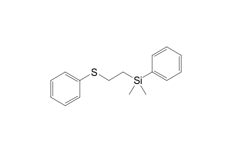 Dimethyl(phenyl)(2-phenylsulfanylethyl)silane