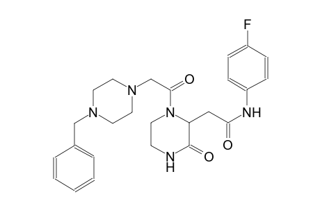 2-piperazineacetamide, N-(4-fluorophenyl)-3-oxo-1-[[4-(phenylmethyl)-1-piperazinyl]acetyl]-