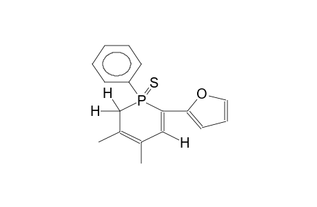 1-PHENYL-2-(2-FURYL)-4,5-DIMETHYL-1,6-DIHYDROPHOSPHORINE SULPHIDE