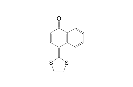 1(4H)-Naphthalenone, 4-(1,3-dithiolan-2-ylidene)-