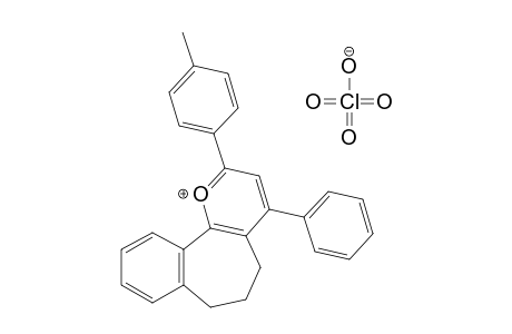 6,7-dihydro-4-phenyl-2-p-tolyl-5H-benzo[6,7]cyclohepta[1,2-b]pyrylium perchlorate