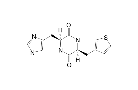 (3S,CIS)-1'-H-3-(4-IMIDAZOLYLMETHYL)-6-(3-THIENYLMETHYL)-PIPERAZIN-2,5-DIONE