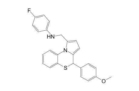 (4-fluorophenyl)-[[4-(4-methoxyphenyl)-4H-pyrrolo[2,1-c][1,4]benzothiazin-1-yl]methyl]amine