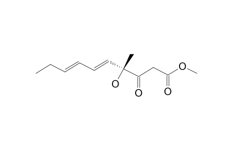 [(1'E,3'E)-(R)]-METHYL-(1'E,3'E)-(R)-4-HYDROXY-4-METHYL-3-OXODECA-5,7-DIENOATE;KETO-ISOMER