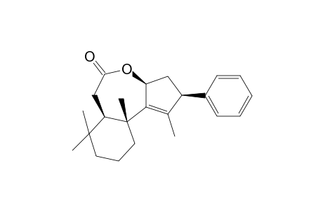 (2SR,3aSR,6aRS,10aRS)-1,7,7,10a-Tetramethyl-2-phenyl-2,3,3a,6,6a,7,8,9,10,10a-decahydro-4-oxabenz[e]azulen-5-one