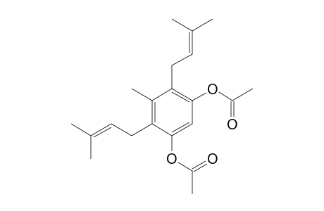 1,3-DIACETOXY-5-METHYL-4,6-DI-(3-METHYL-2-BUTEN-1-YL)-BENZENE