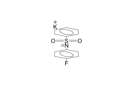 POTASSIUM N-(4-FLUOROPHENYL)PHENYLSULPHONYLAMIDATE