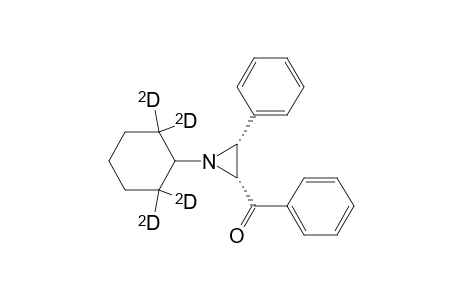 cis-1-(2,2,6,6-tetradeuteriocyclohexyl)-2-phenyl-3-benzoylaziridine