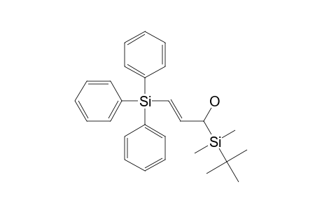 1-TERT.-BUTYLDIMETHYLSILYL-1-HYDROXY-3-(TRIPHENYLSILYL)-2-PROPENE