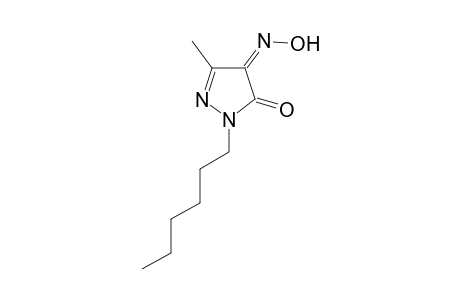 1-Hexyl-3-methyl-1H-pyrazole-4,5-dione 4-oxime