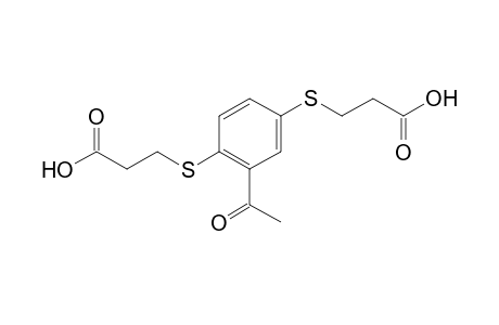 3,3'-[(4-acetyl-p-phenylene)dithio]dipropionic acid