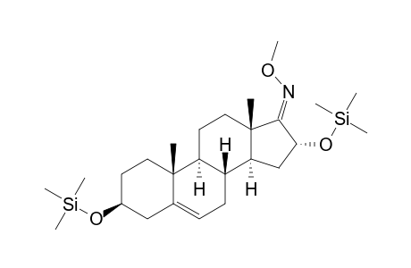 3.BETA.,16.ALPHA.-DI-[(TRIMETHYLSILYL)OXY]-ANDROST-5-ENE-17-ONE-17-(O-METHYLOXIME)